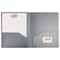 JAM Paper Heavy Duty Plastic 2-Pocket Folders, 6ct.